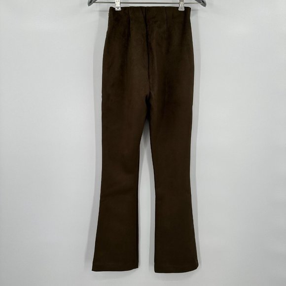 Tuckernuck Faux Suede Ashford Pants sz XS Olive Green Ankle Elastic Waist NWT - Picture 4 of 6